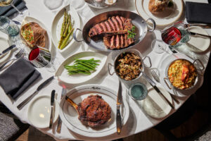 Tablescape of Food