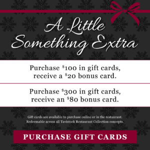 A Little Something Extra Purchase $100 in gift cards, Receive a $20 bonus card Purchase $300 in gift cards, receive an $80 bonus card button to purchase