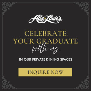 CELEBRATE YOUR GRADUATE WITH US in our private dining spaces